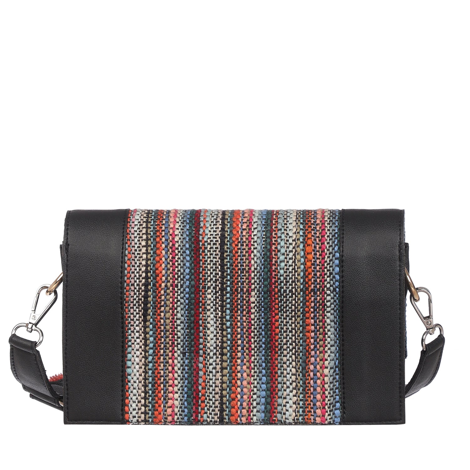 Santorini Black Crossbody Bag