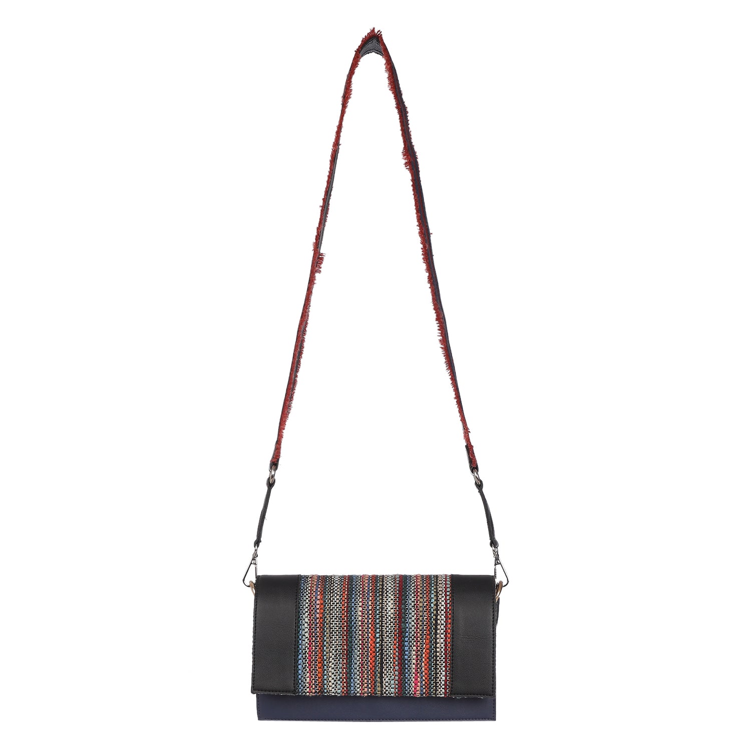 Santorini Black Crossbody Bag
