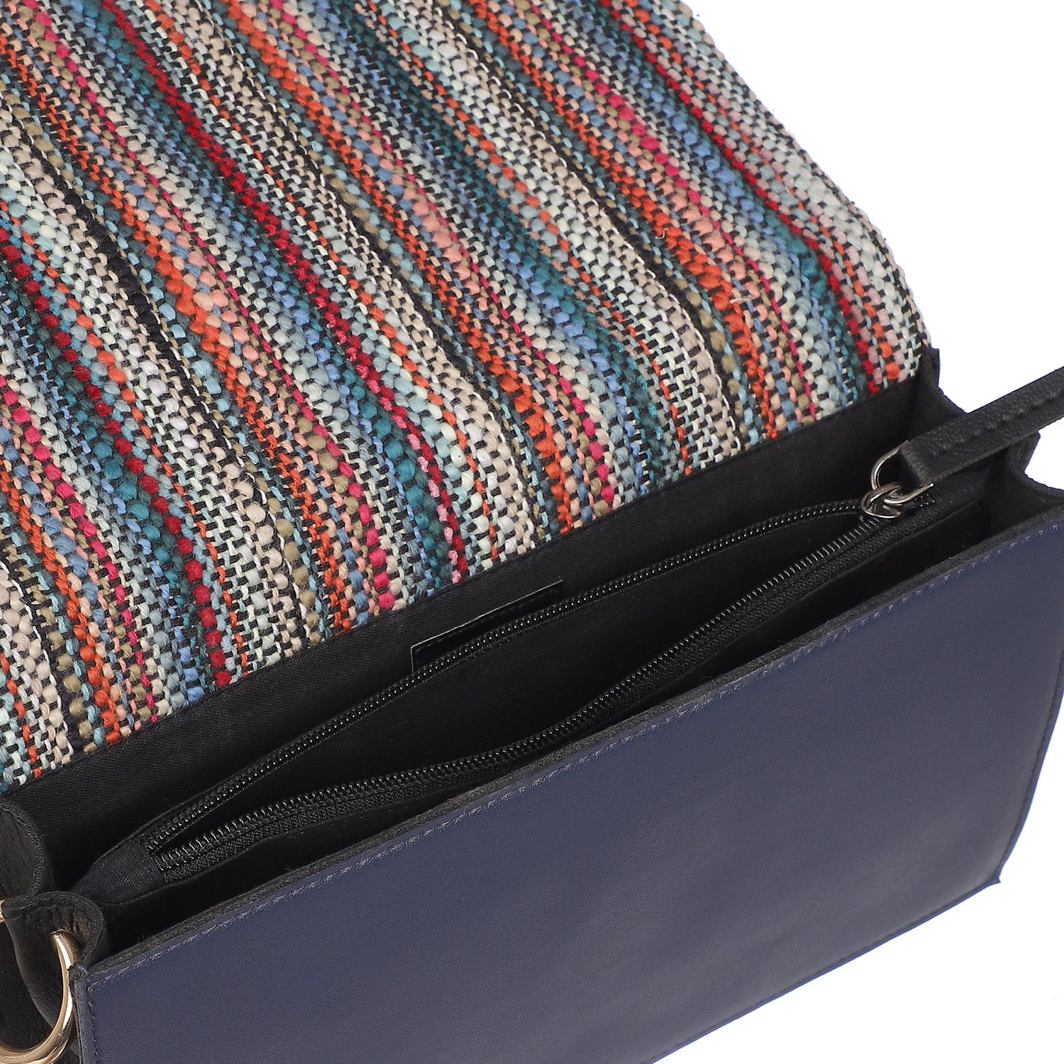 Santorini Black Crossbody Bag