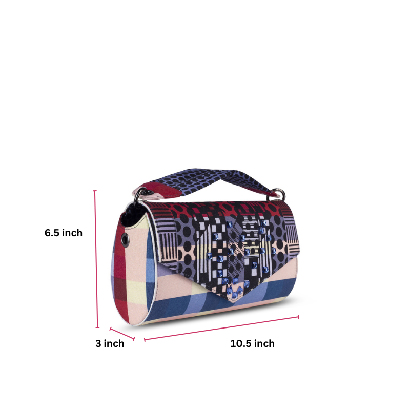 Multihued etc Envelope Clutch