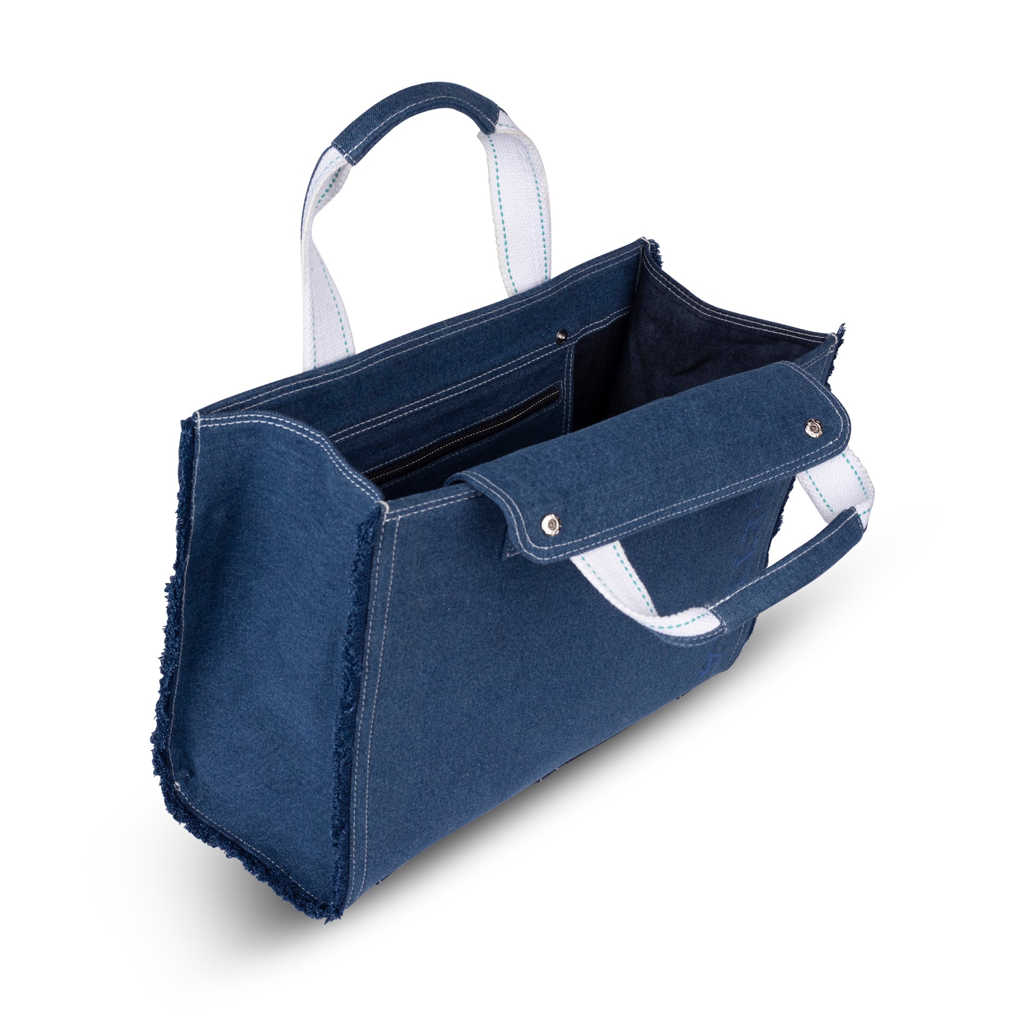 Denim Large Travel Tote