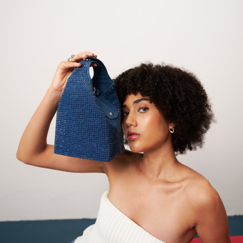 Paris Denim Summer Bag