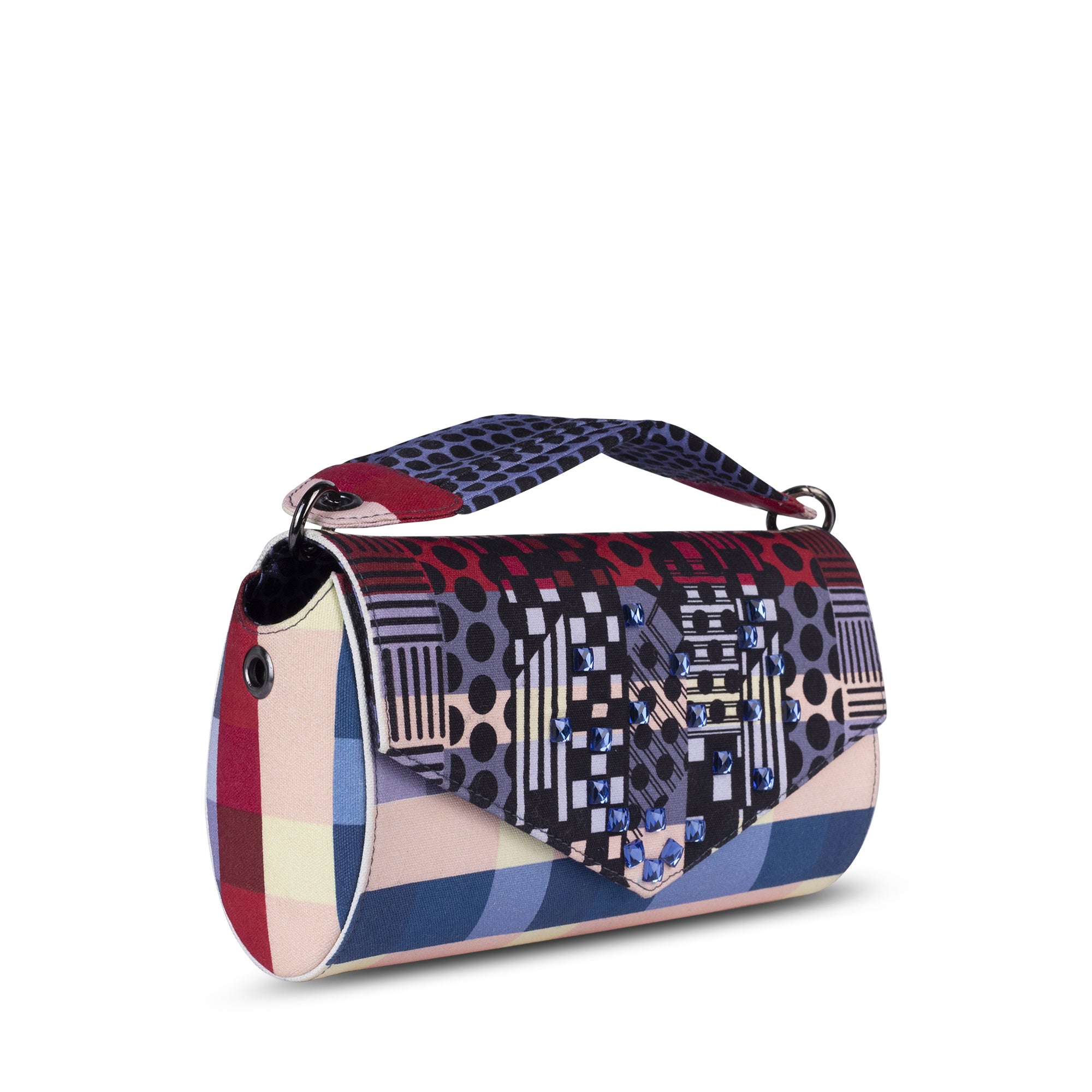 Multihued etc Envelope Clutch