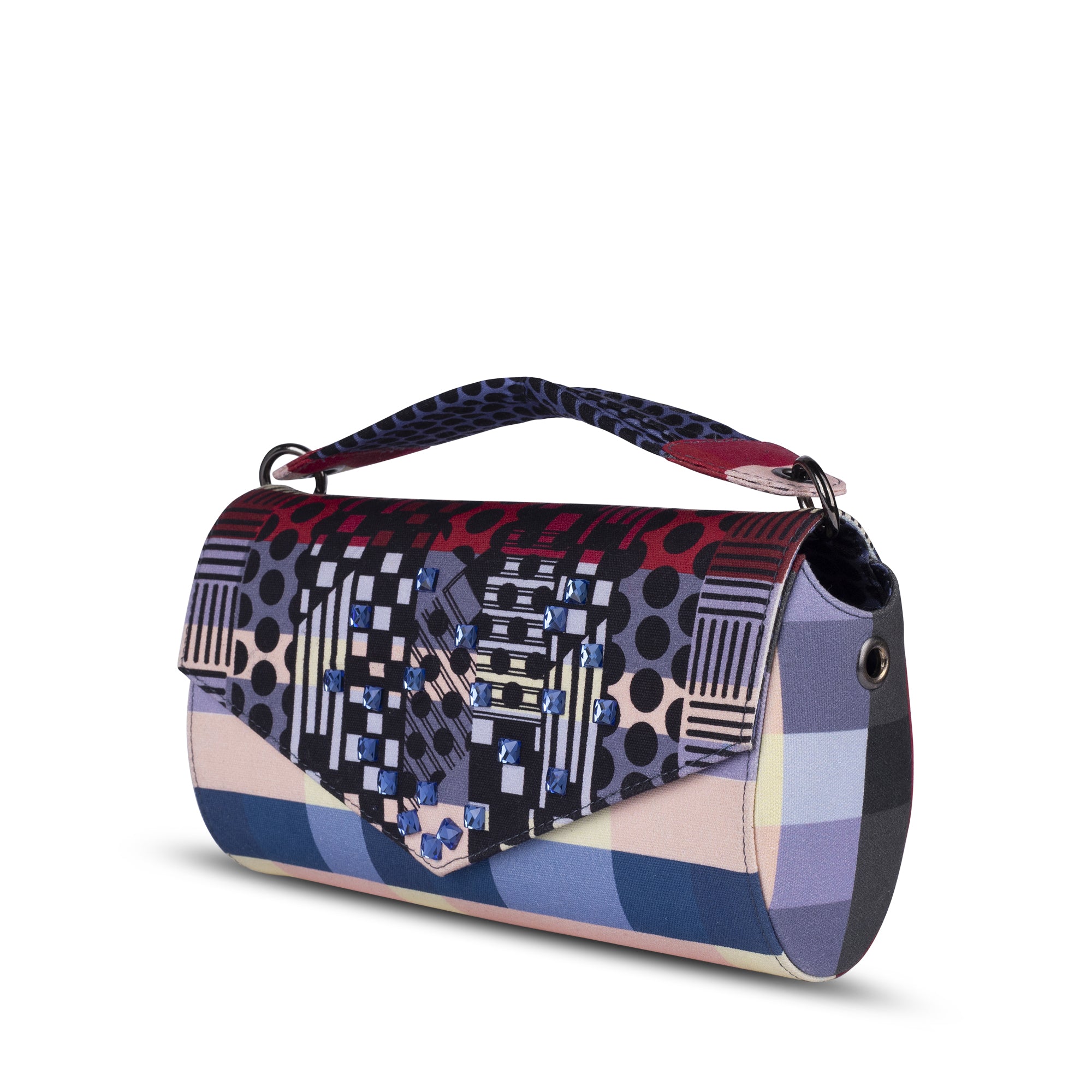 Multihued etc Envelope Clutch