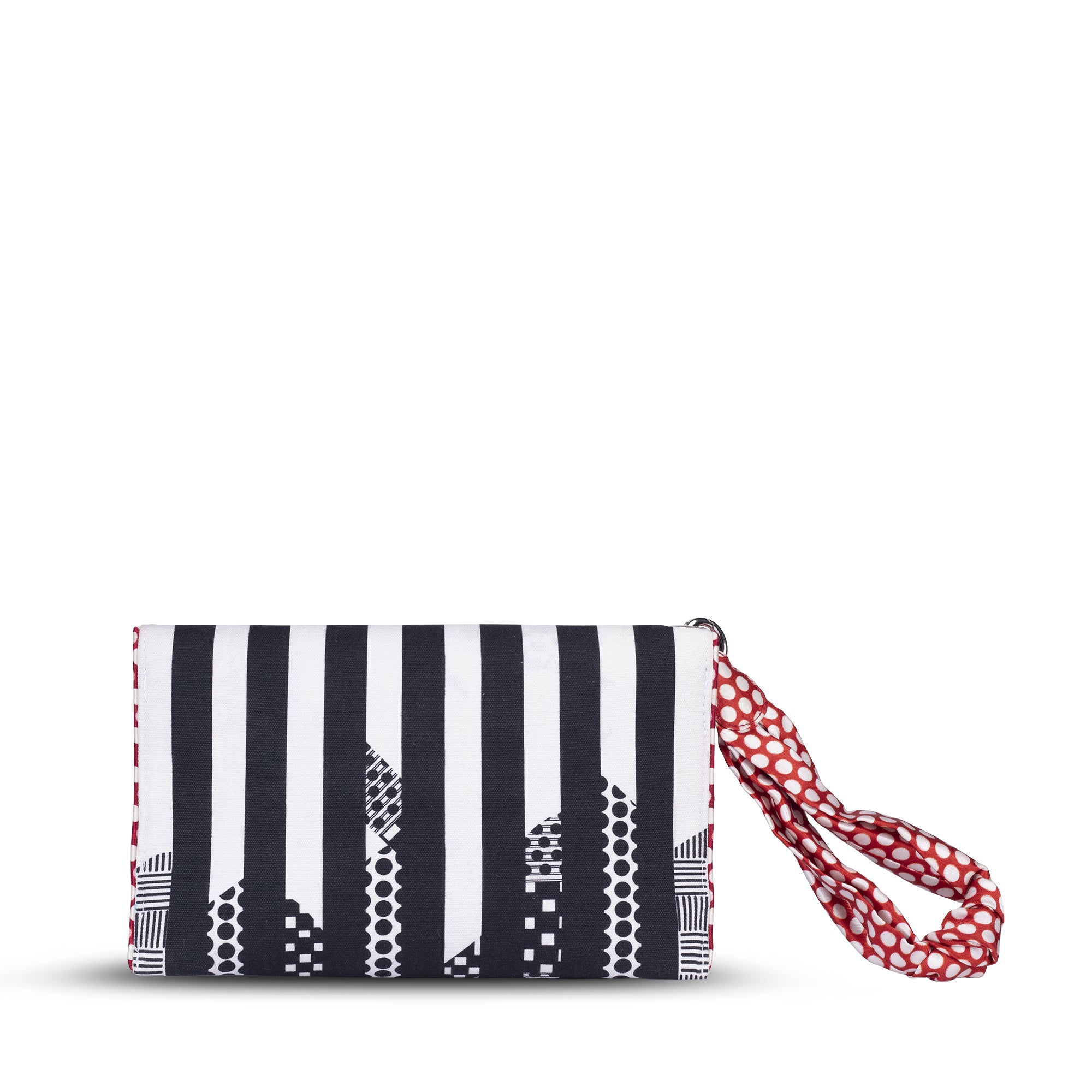 Black n White etc Envelope Wristlet