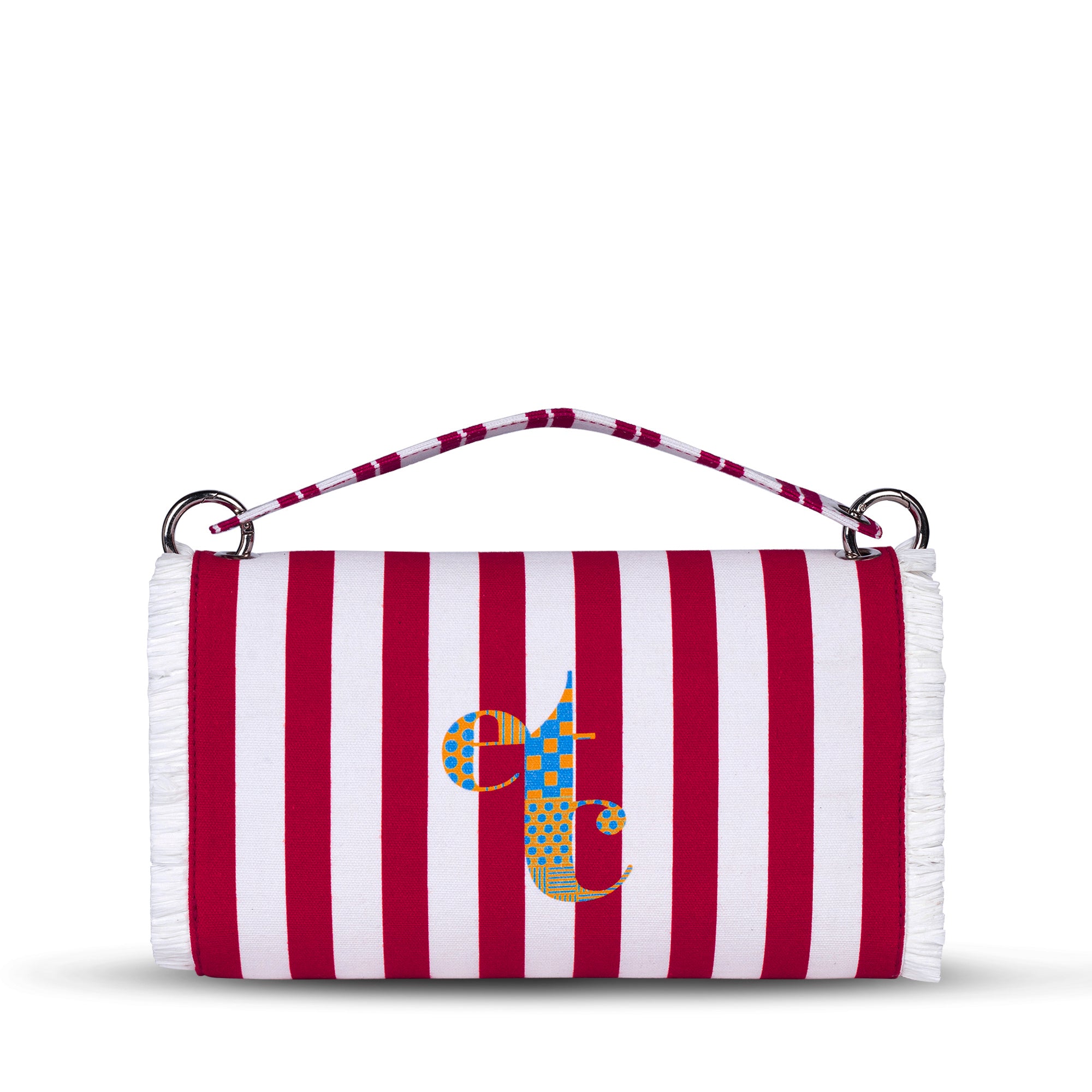 Red n White Candy etc Envelope Clutch