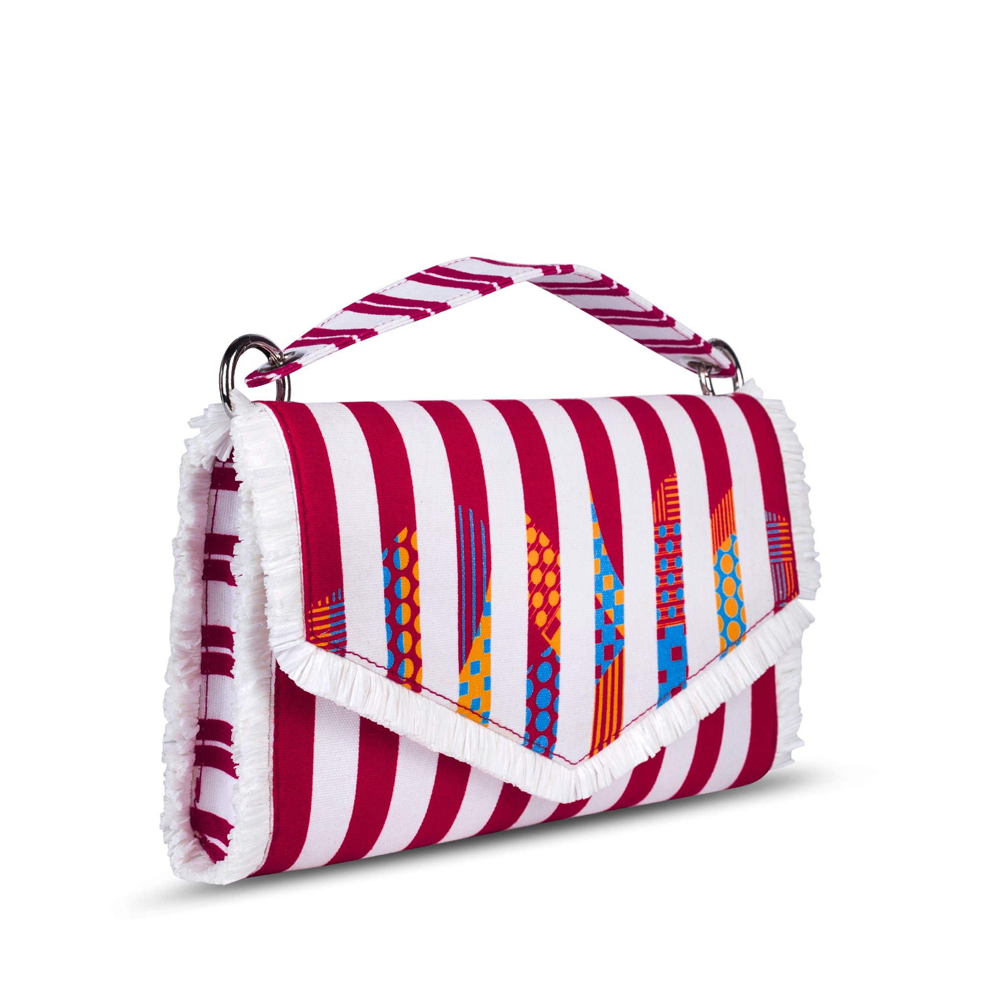 Red n White Candy etc Envelope Clutch