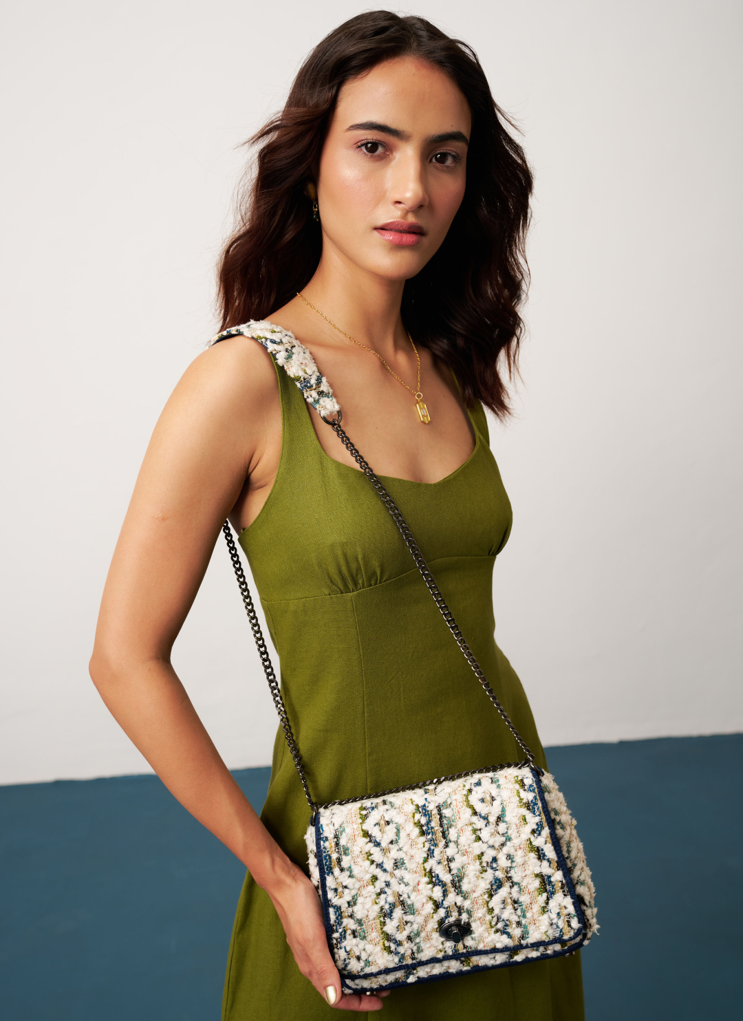 Cloud Fabric Medium Shoulder Bag