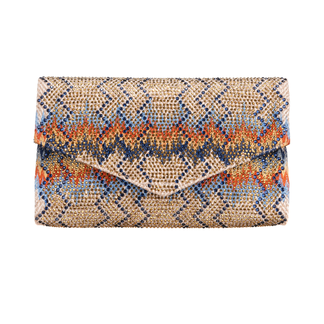 Mirage Clutch In Soft Beige From Spring Summer 2025 Collection