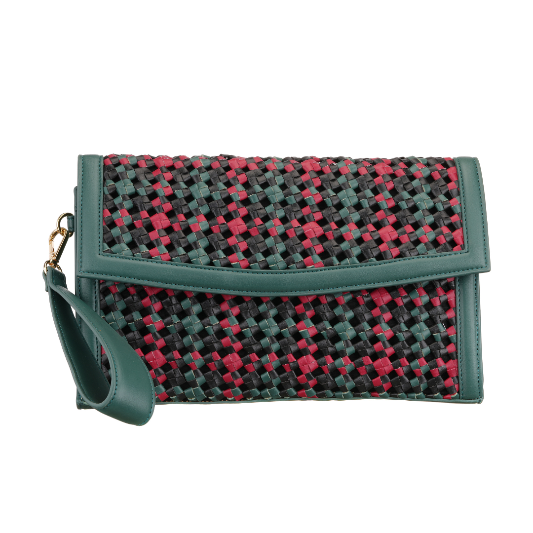 Mosaico Clutch With Garden-Inspired Mosaic Print