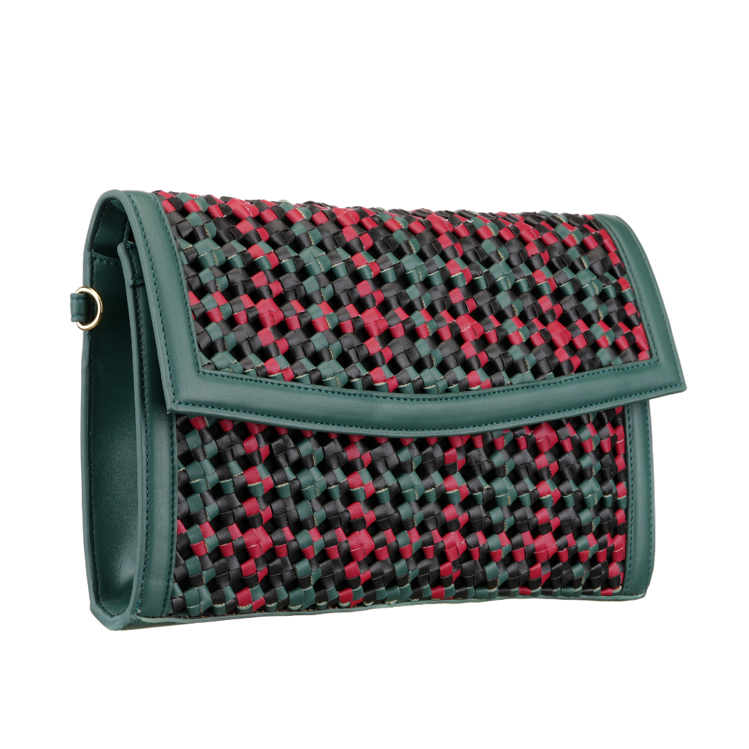 Mosaico Clutch With Garden-Inspired Print