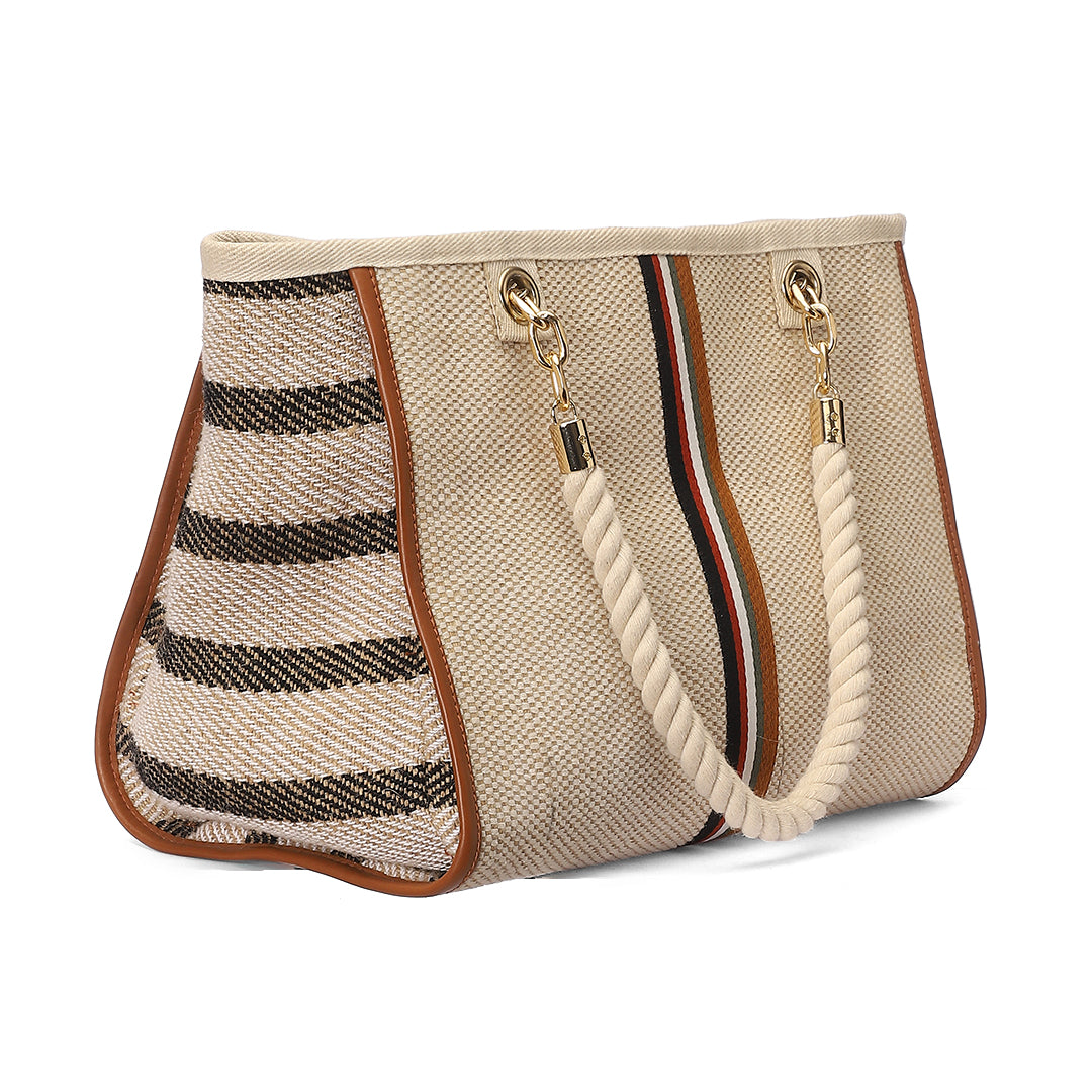 Yassas Morocco Summer Tote With Cord Handle In A Boho-Inspired Design