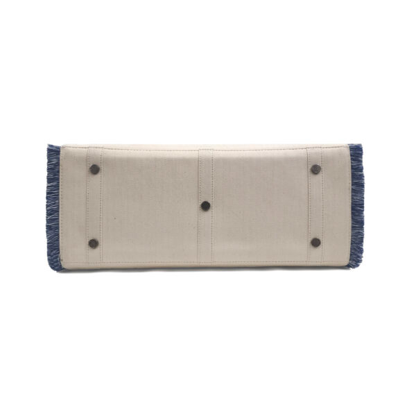 Cotton Denim Large Travel Tote