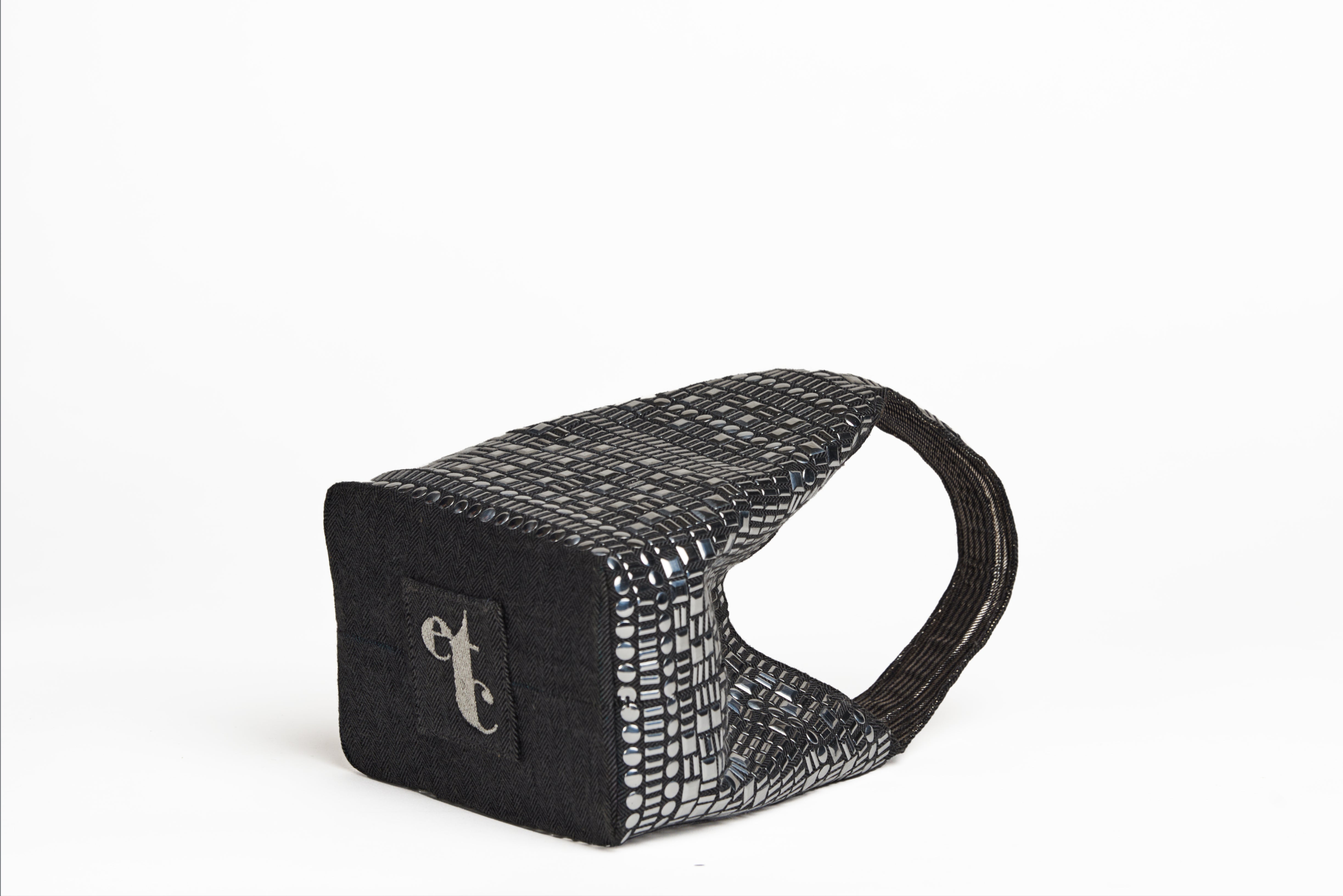 Paris Festive Party Bag Silver Black