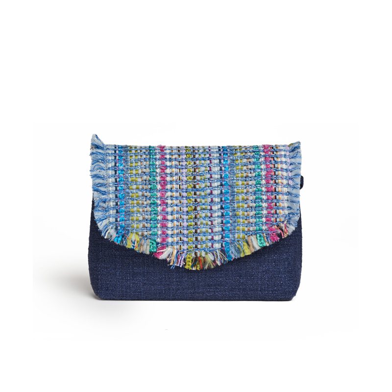 Bridgerton Envelope Blue Hand Bag