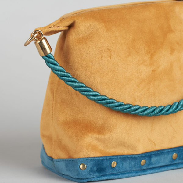 Mini Ochre(mini party bag in luxury velvet)
