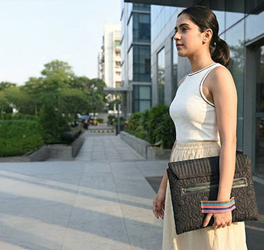 Eco-friendly laptop sleeve for daily commutes in India