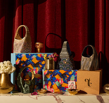 Stylish designer bag as a wedding gift surprise