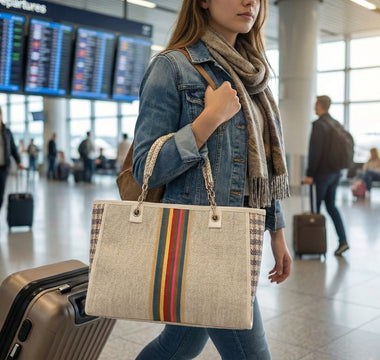 Trendy tote bag designed for easy and light travel