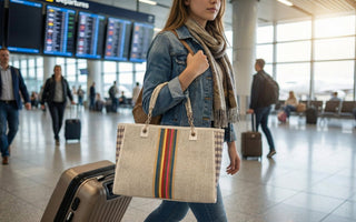Trendy tote bag designed for easy and light travel