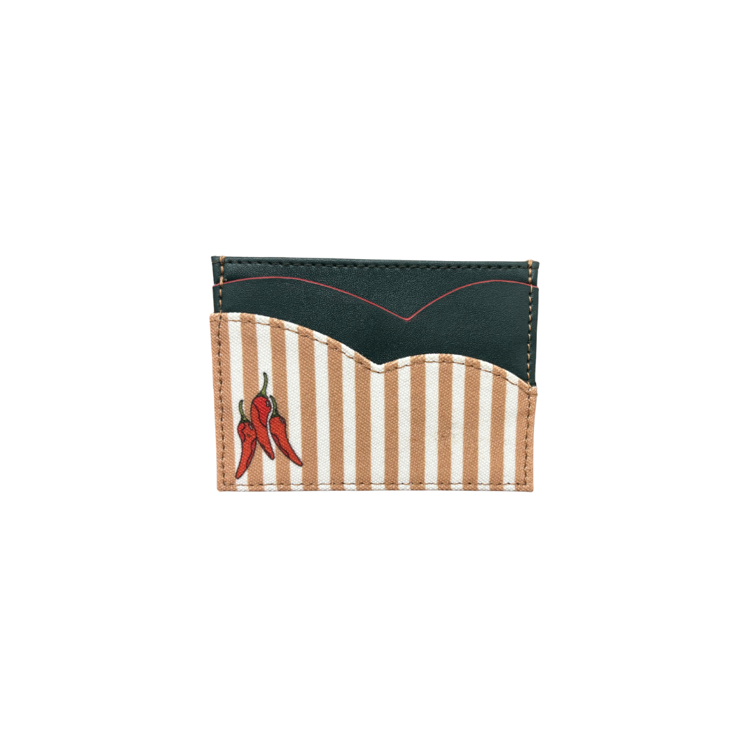 Stripe Right - Hot Chillies Wallet - Green