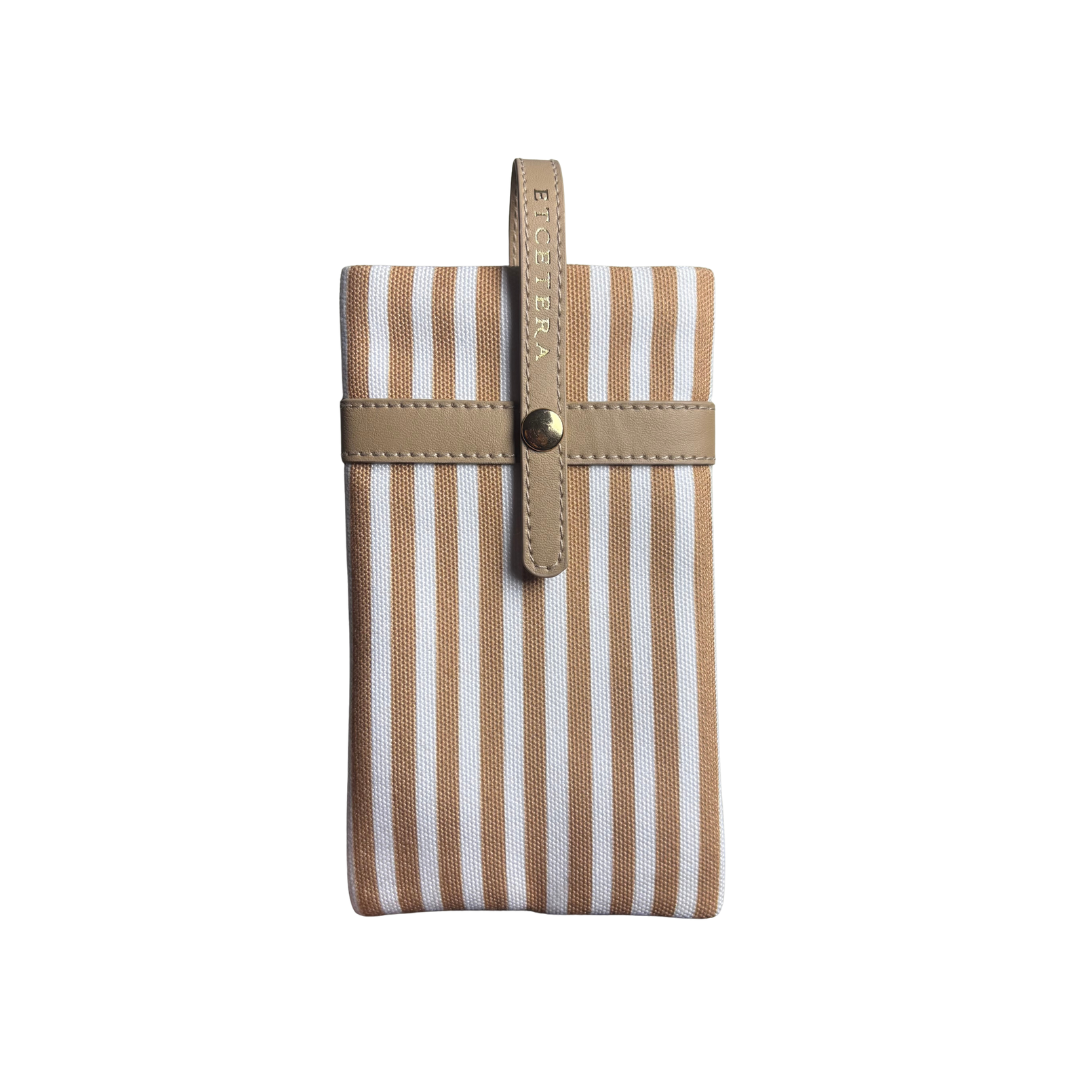 Twin Carry Eyeglass Pouch - Beige
