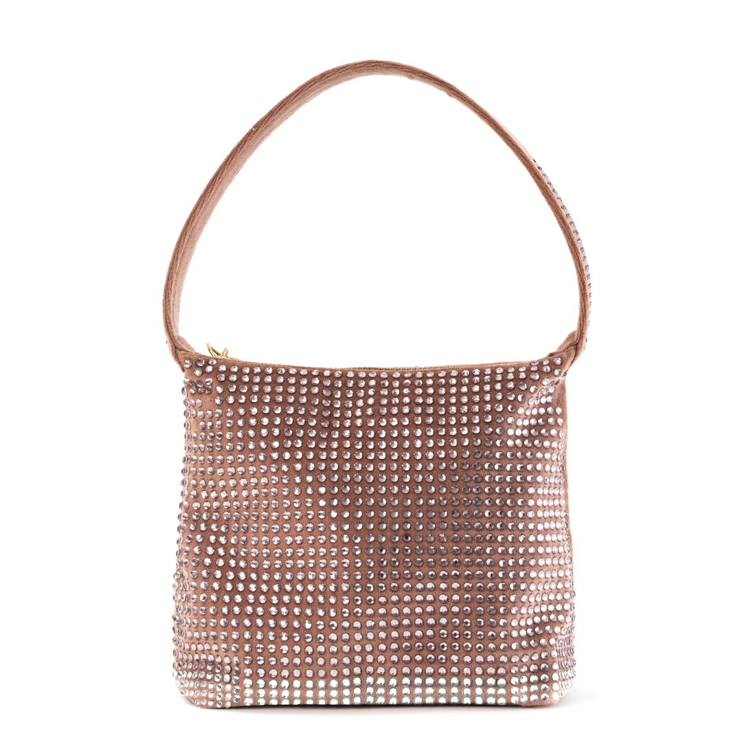 Velvet Dazzle Dusty Pink Bag