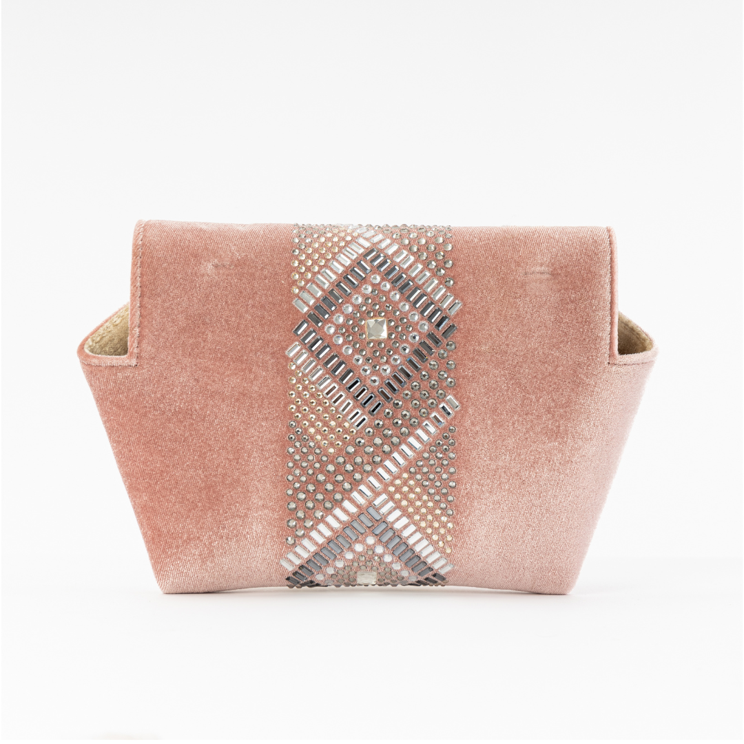 Origami Flap Party Sling Light Pink Bag