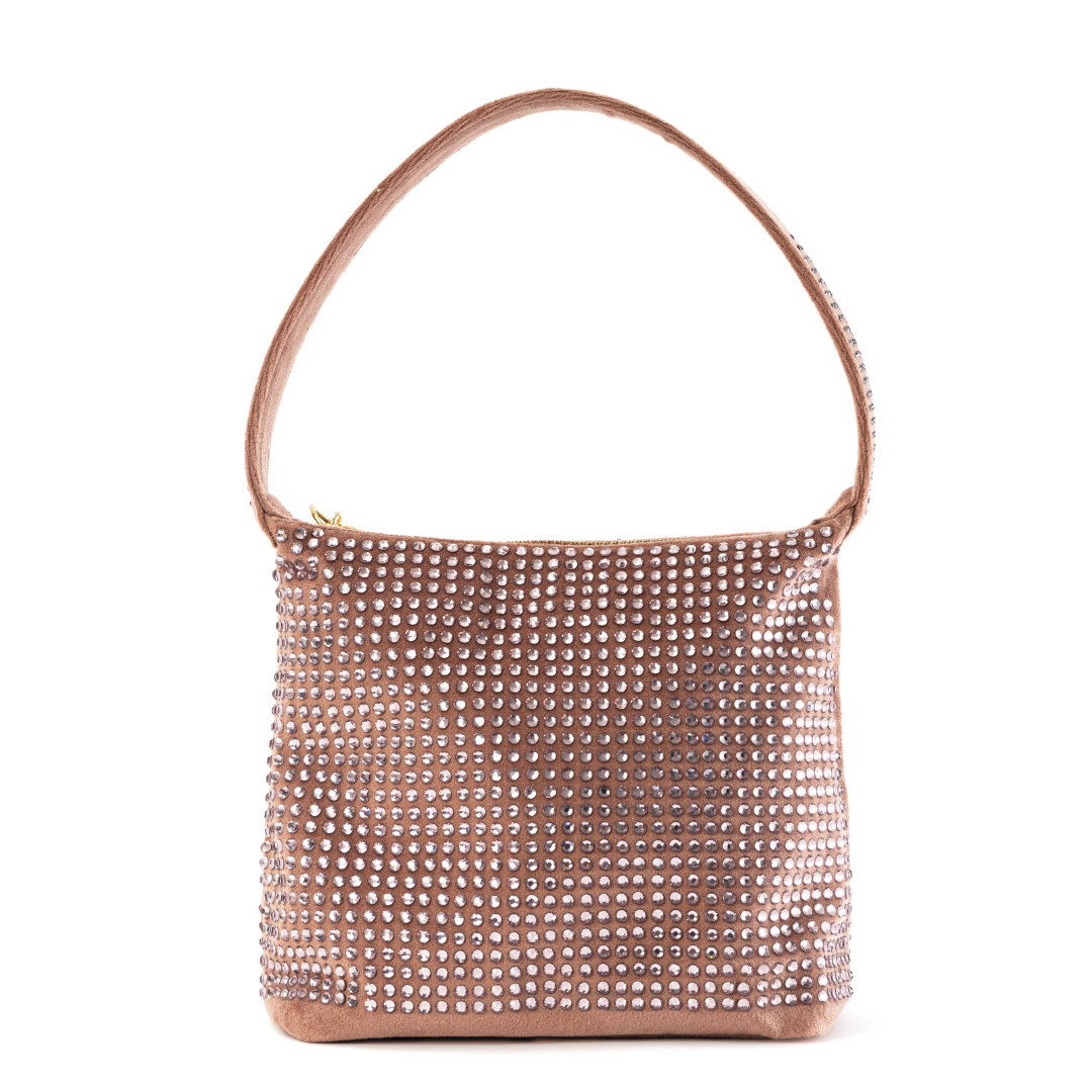 Velvet Dazzle Dusty Pink Bag