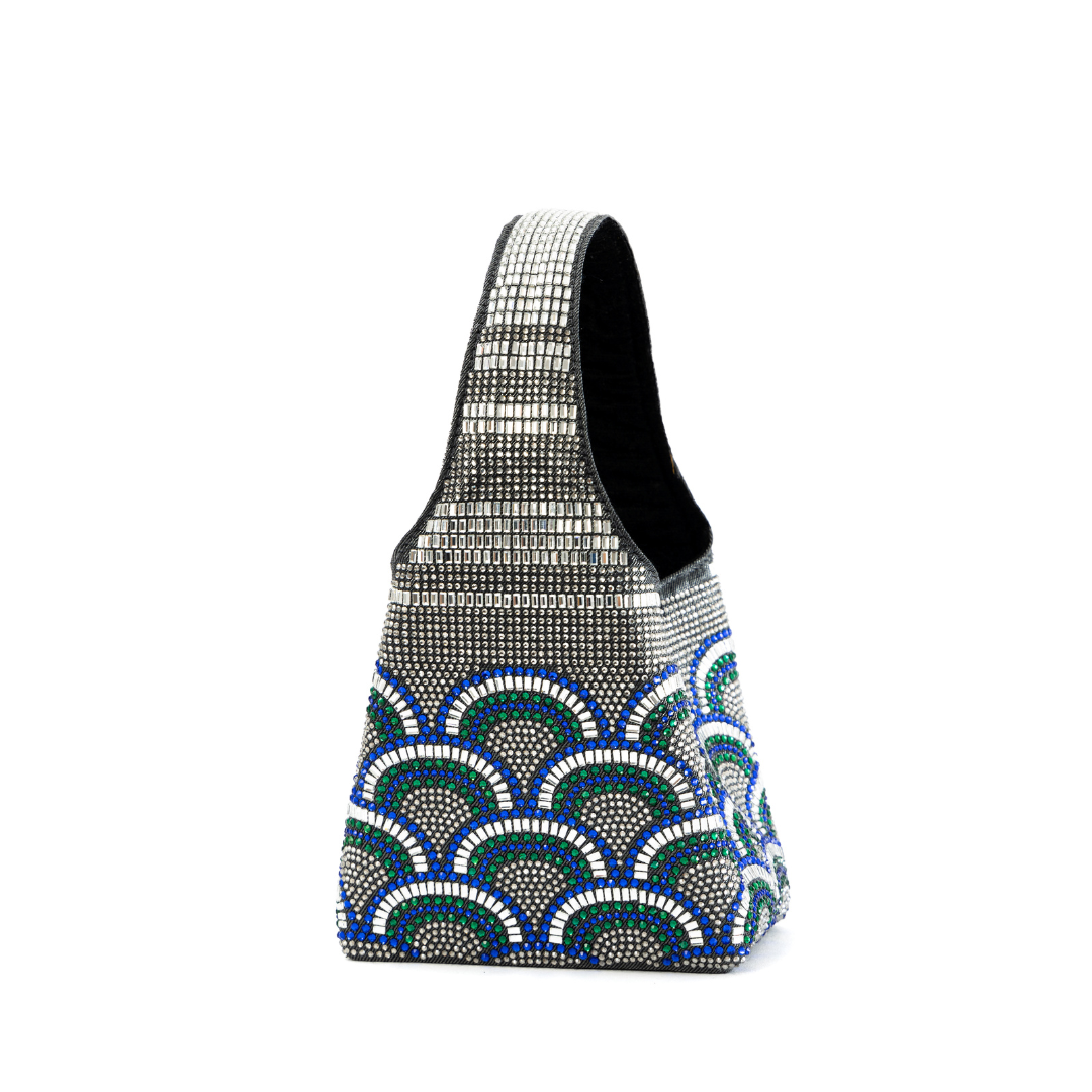 Paris Petite Aurora Party Silver Blue Bag