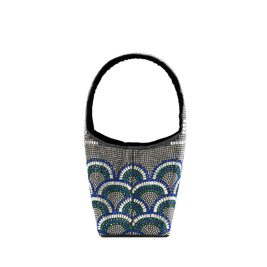 Paris Petite Aurora Party Silver Blue Bag