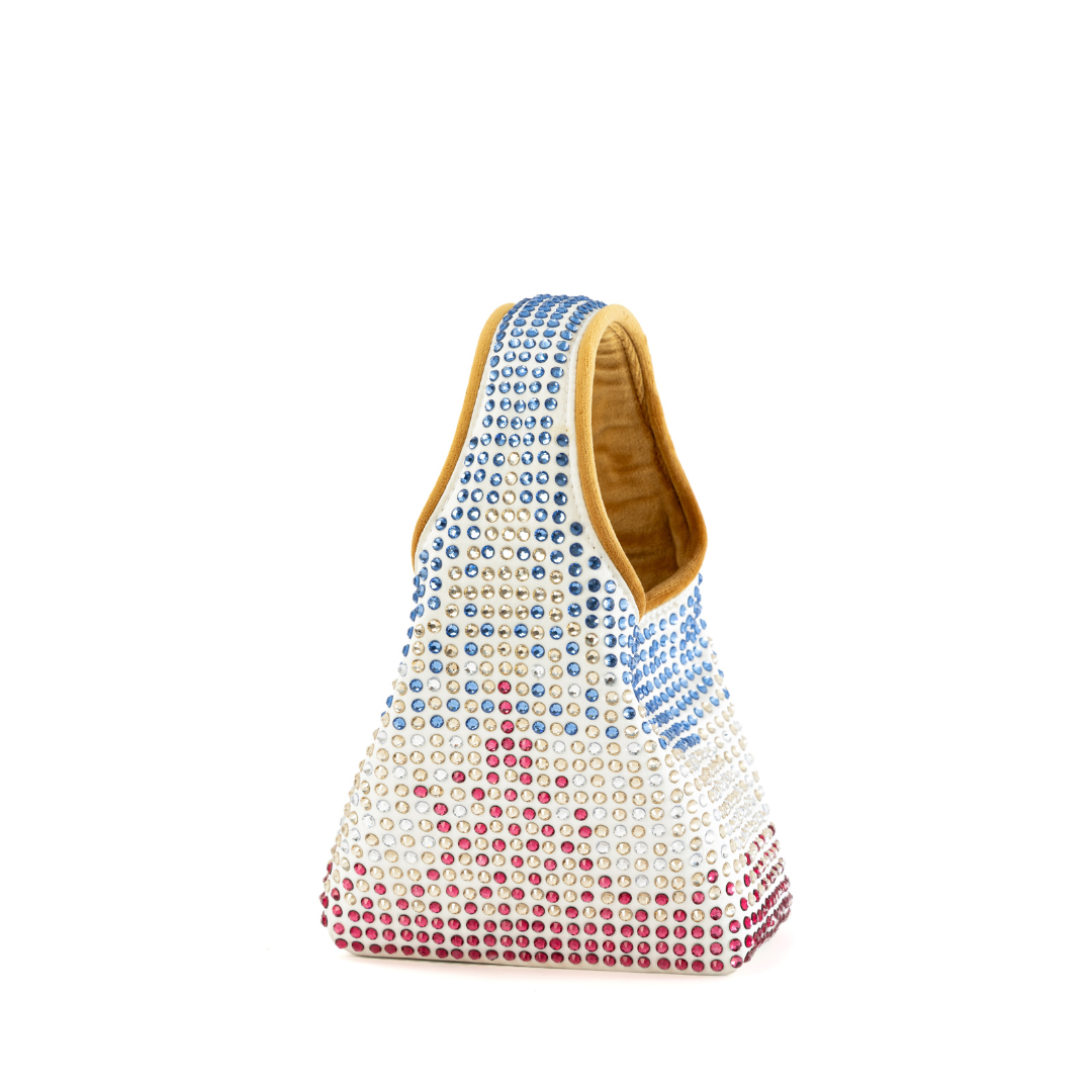 Paris Petite Spring Party Bag - Pink, Blue & Yellow