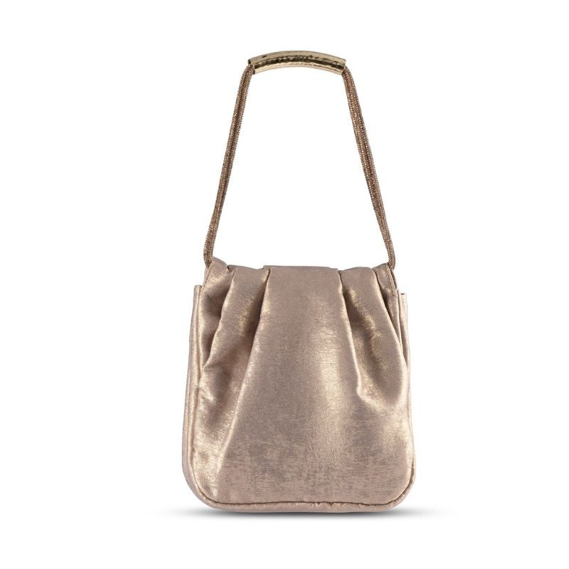 Symphony Satin Sunshine Gold Mini Party Bag