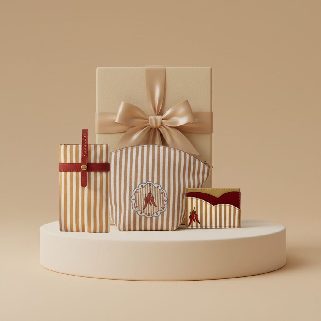 Stripe Right Trio Gift Set -Hot Chillies