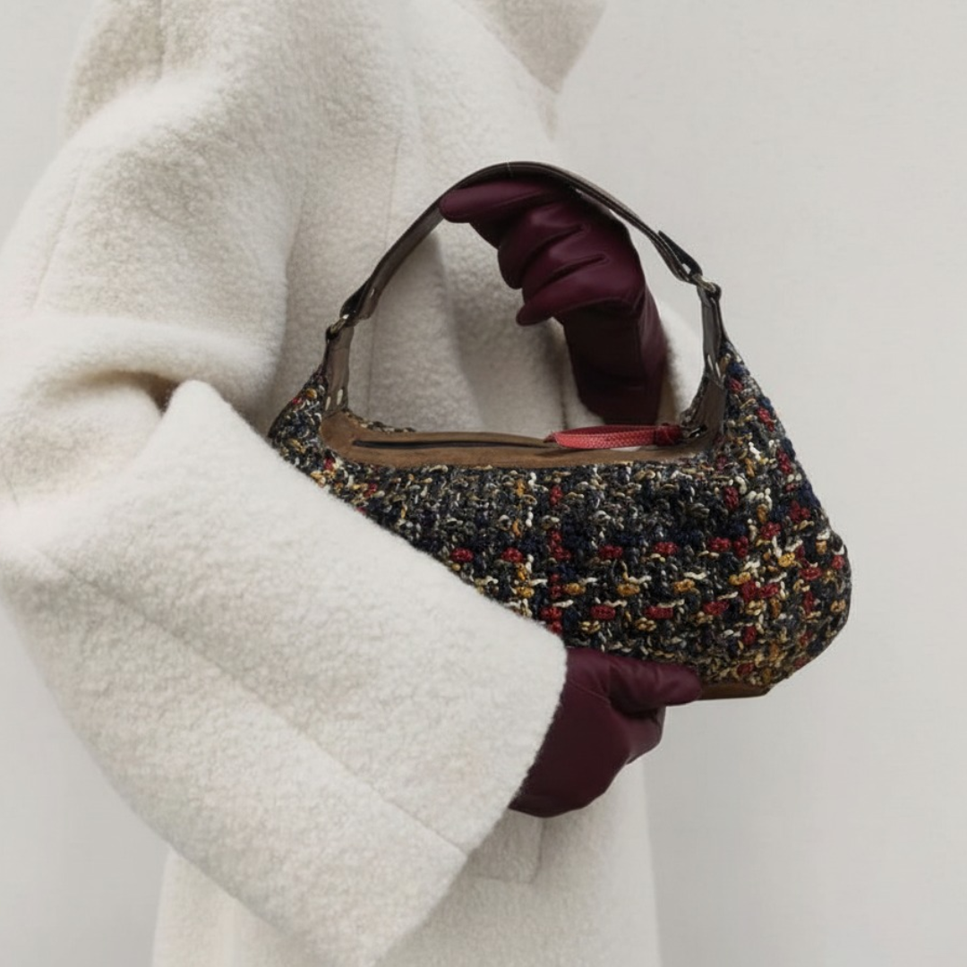 Toasted Tweed Hobo Bag