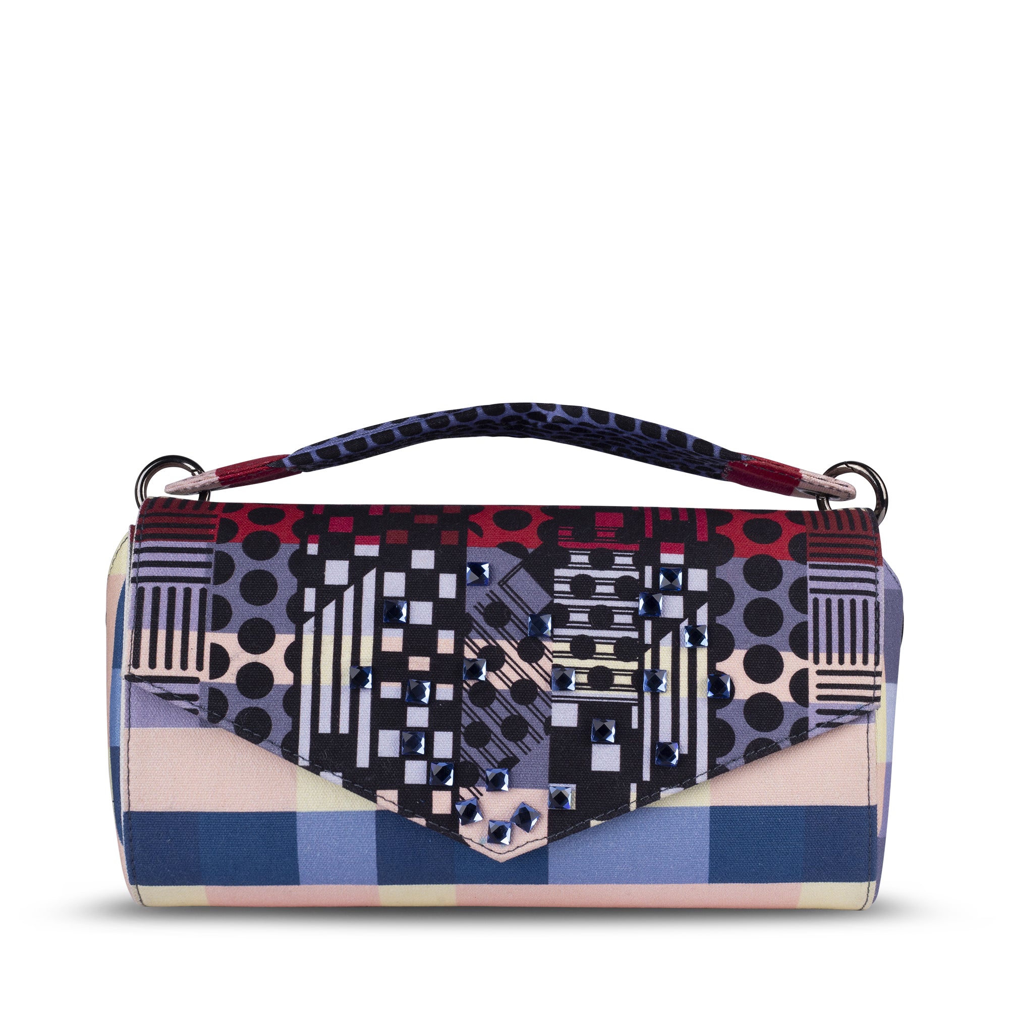 Multihued etc Envelope Clutch