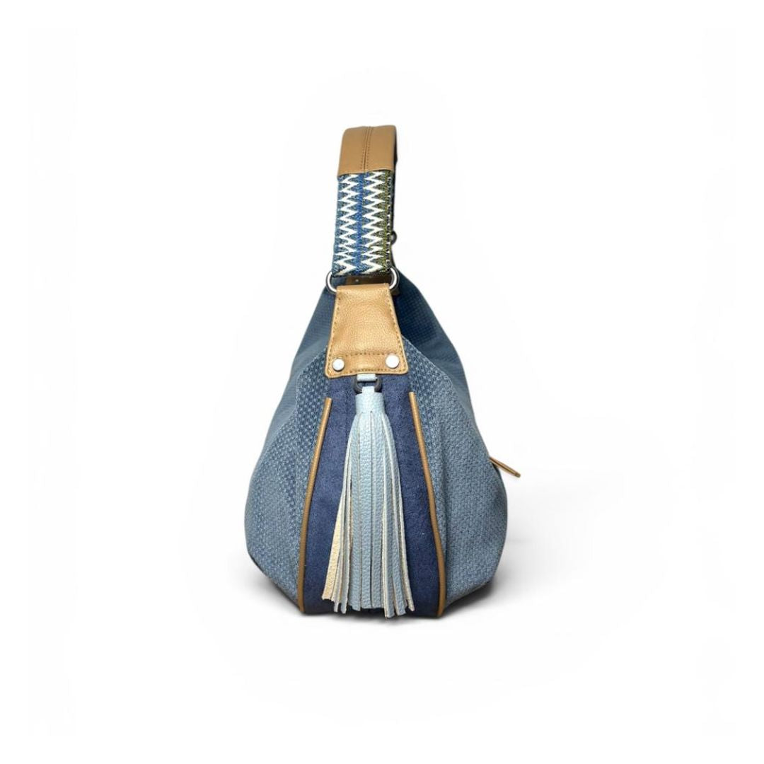 Safari Hobo Bag -Ice Blue