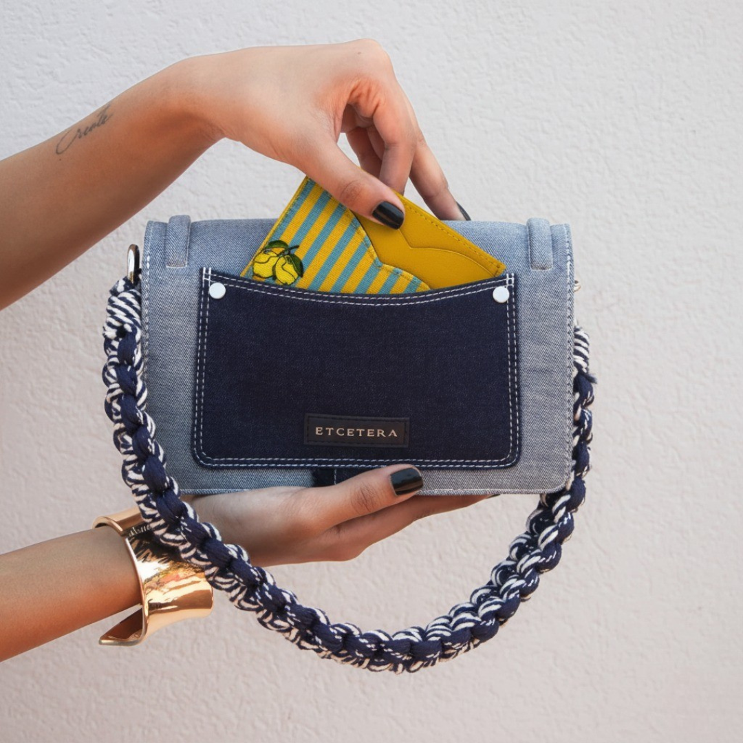 Stripe Right - Limoncello Wallet Yellow