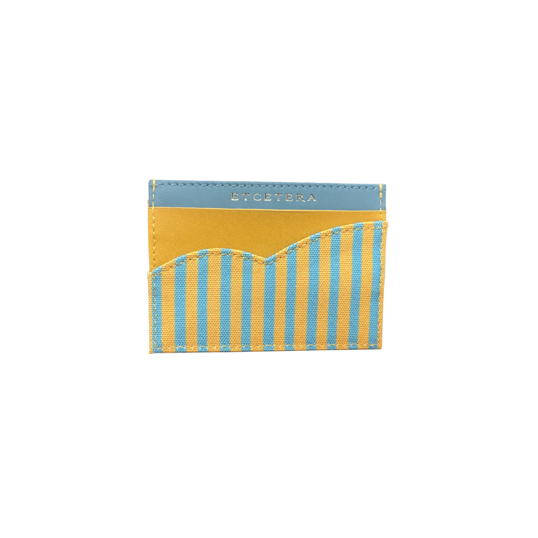 Stripe Right - Limoncello Wallet Yellow/Blue