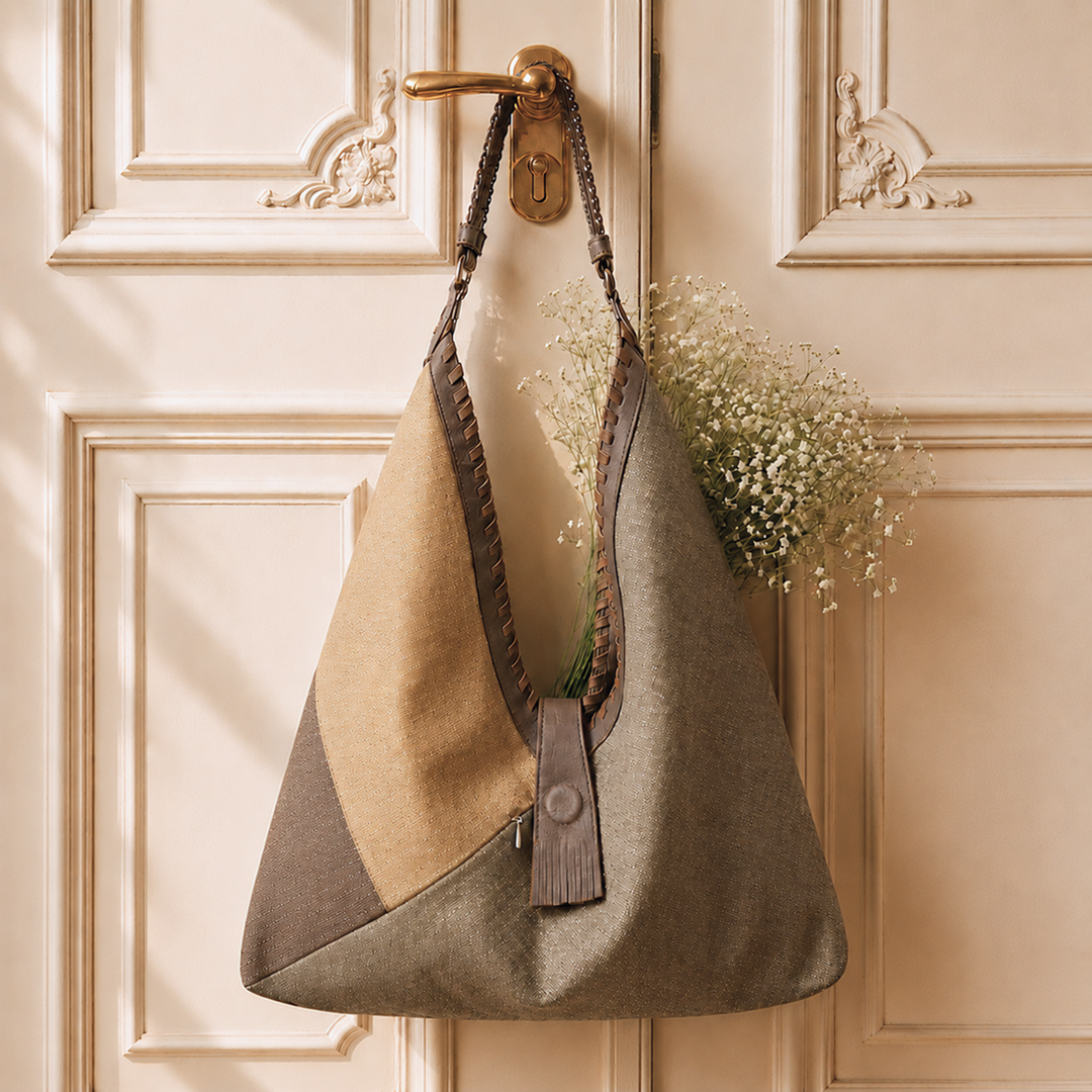 Foldable Medium Shopper Cocoa blend