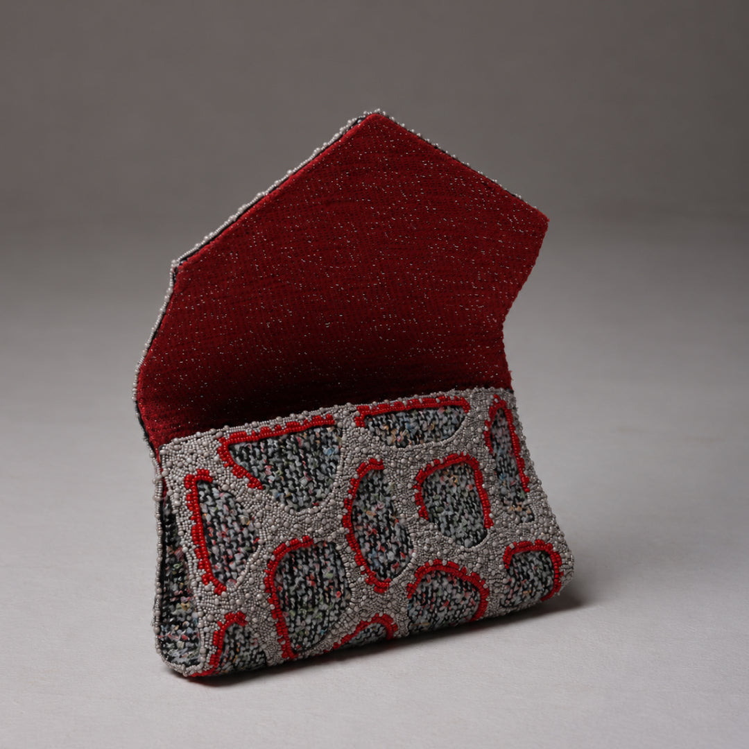 Tessera Ash Bead Clutch