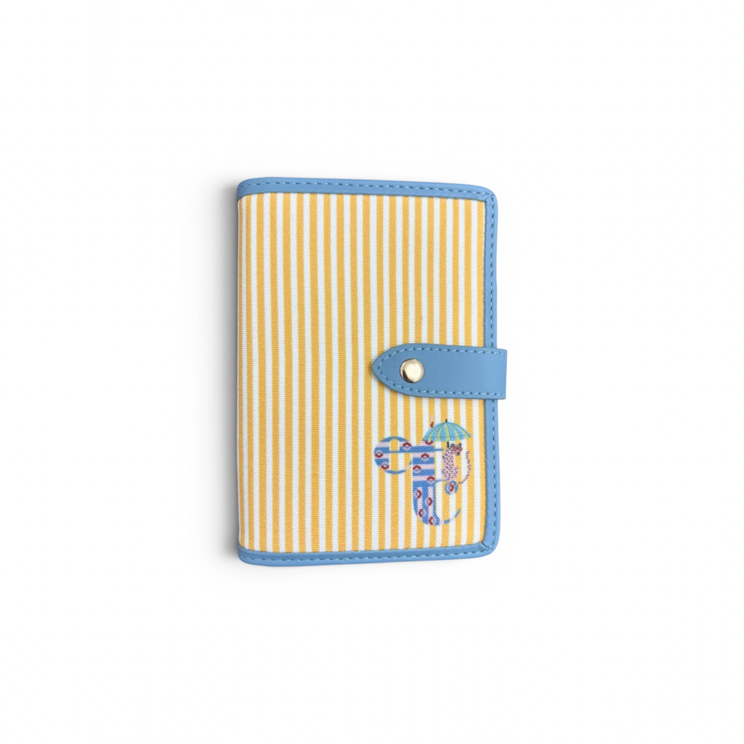 Stripe Right Jetset Passport Case - Wet & Wild